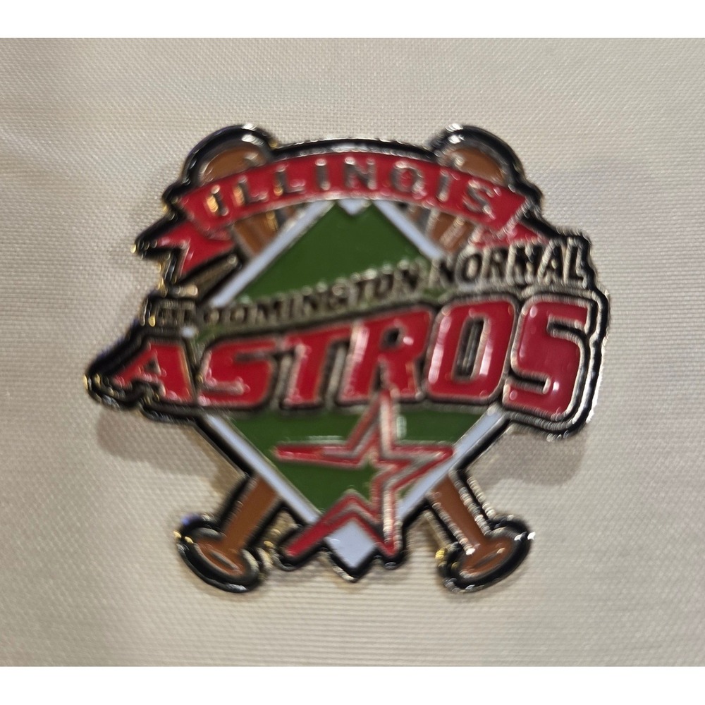 Illinois Normal Astros Baseball Team Lapel Pin Hat Jacket